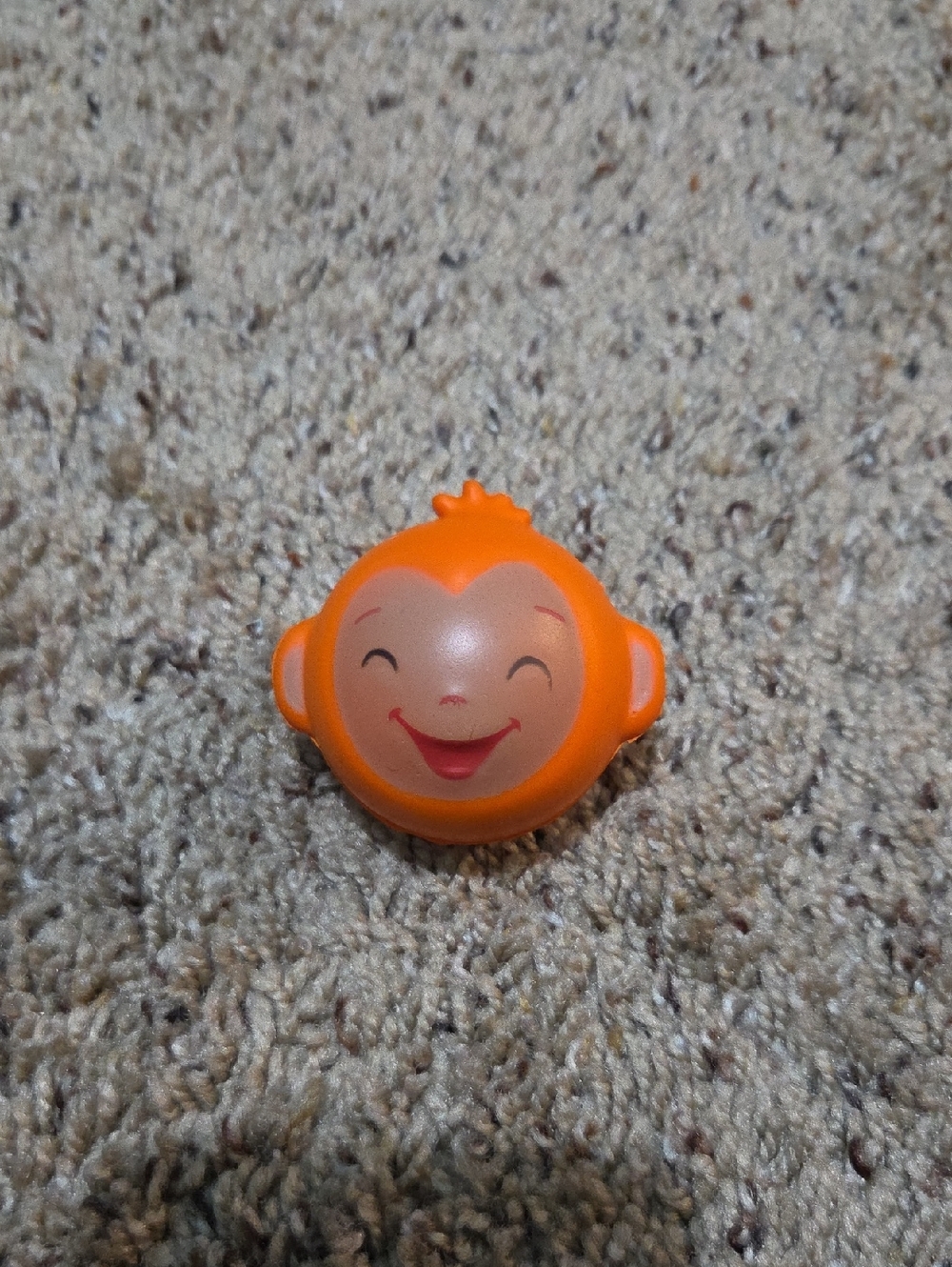 Orange Smiling Monkey Stress Ball - Toy for Kids
